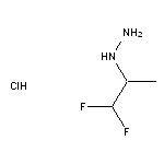 (1,1-difluoropropan-2-yl)hydrazine hydrochloride