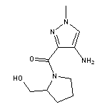 [1-(4-amino-1-methyl-1H-pyrazole-3-carbonyl)pyrrolidin-2-yl]methanol