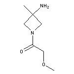 1-(3-amino-3-methylazetidin-1-yl)-2-methoxyethan-1-one