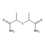 2-[(1-carbamoylethyl)sulfanyl]propanamide