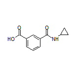 3-(cyclopropylcarbamoyl)benzoic acid