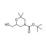 (4-Boc-6,6-dimethylmorpholin-2-yl)methanol