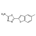 5-(5-methyl-1-benzofuran-2-yl)-1,3,4-oxadiazol-2-amine