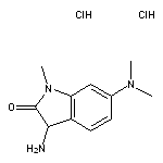 3-amino-6-(dimethylamino)-1-methyl-2,3-dihydro-1H-indol-2-one dihydrochloride