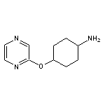 4-(pyrazin-2-yloxy)cyclohexan-1-amine