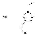 (1-ethyl-1H-pyrrol-3-yl)methanamine hydrochloride