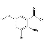 2-amino-3-bromo-5-methoxybenzoic acid