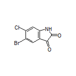 5-Bromo-6-chloroisatin