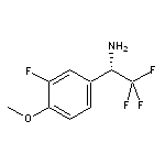 (1S)-2,2,2-trifluoro-1-(3-fluoro-4-methoxyphenyl)ethan-1-amine