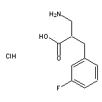 3-amino-2-[(3-fluorophenyl)methyl]propanoic acid hydrochloride