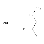 (2,2-difluoroethyl)hydrazine hydrochloride