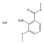 methyl 2-amino-3-(methylsulfanyl)benzoate hydrochloride