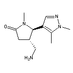 (4S,5R)-4-(aminomethyl)-5-(1,5-dimethyl-1H-pyrazol-4-yl)-1-methylpyrrolidin-2-one