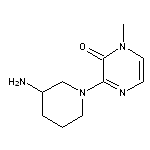 3-(3-aminopiperidin-1-yl)-1-methyl-1,2-dihydropyrazin-2-one