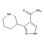 3-(piperidin-3-yl)-1H-pyrazole-4-carboxamide