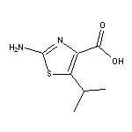 2-amino-5-(propan-2-yl)-1,3-thiazole-4-carboxylic acid