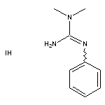 1,1-dimethyl-2-phenylguanidine hydroiodide