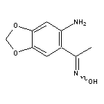 6-[1-(hydroxyimino)ethyl]-2H-1,3-benzodioxol-5-amine