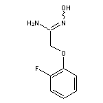 2-(2-fluorophenoxy)-N’-hydroxyethanimidamide