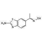 6-[1-(hydroxyimino)ethyl]-1,3-benzothiazol-2-amine