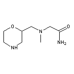 2-[methyl(morpholin-2-ylmethyl)amino]acetamide