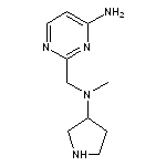 2-{[methyl(pyrrolidin-3-yl)amino]methyl}pyrimidin-4-amine