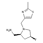 [cis-4-fluoro-1-[(2-methyl-1,3-thiazol-4-yl)methyl]pyrrolidin-2-yl]methanamine