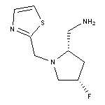 [cis-4-fluoro-1-(1,3-thiazol-2-ylmethyl)pyrrolidin-2-yl]methanamine