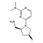 4-[cis-2-(aminomethyl)-4-fluoropyrrolidin-1-yl]-N,N-dimethylpyrimidin-2-amine