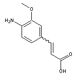 3-(4-amino-3-methoxyphenyl)prop-2-enoic acid