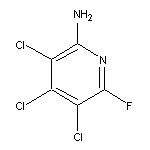 3,4,5-trichloro-6-fluoropyridin-2-amine