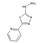 2-(5-hydrazinyl-1,3,4-thiadiazol-2-yl)pyridine