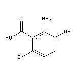 2-amino-6-chloro-3-hydroxybenzoic acid