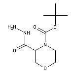 tert-butyl 3-(hydrazinecarbonyl)morpholine-4-carboxylate