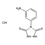 4-(3-aminophenyl)-1,2,4-triazolidine-3,5-dione hydrochloride