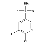 6-chloro-5-fluoropyridine-3-sulfonamide