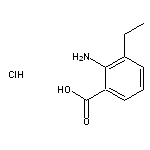 2-amino-3-ethylbenzoic acid hydrochloride