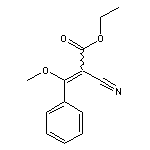 ethyl 2-cyano-3-methoxy-3-phenylprop-2-enoate