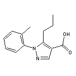 1-(2-methylphenyl)-5-propyl-1H-pyrazole-4-carboxylic acid