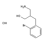 3-amino-2-[(2-bromophenyl)methyl]propan-1-ol hydrochloride