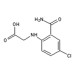 2-[(2-carbamoyl-4-chlorophenyl)amino]acetic acid