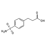 3-(4-sulfamoylphenyl)propanoic acid