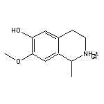 7-methoxy-1-methyl-1,2,3,4-tetrahydroisoquinolin-6-ol hydrochloride