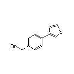 3-[4-(Bromomethyl)phenyl]thiophene