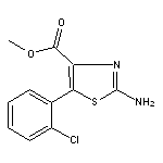 methyl 2-amino-5-(2-chlorophenyl)-1,3-thiazole-4-carboxylate