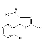 2-amino-5-(2-chlorophenyl)-1,3-thiazole-4-carboxylic acid