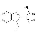 4-(1-ethyl-1H-1,3-benzodiazol-2-yl)-1,2,5-oxadiazol-3-amine