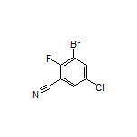 3-bromo-5-chloro-2-fluorobenzonitrile