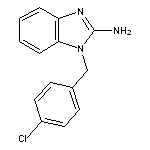 1-[(4-chlorophenyl)methyl]-1H-1,3-benzodiazol-2-amine