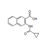 3-(Cyclopropanecarboxamido)-2-naphthoic Acid